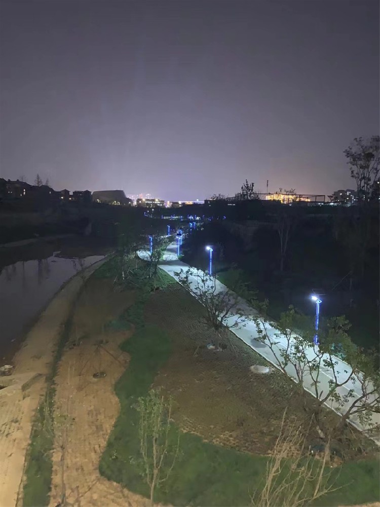 韓倉河道太陽能亮化案例