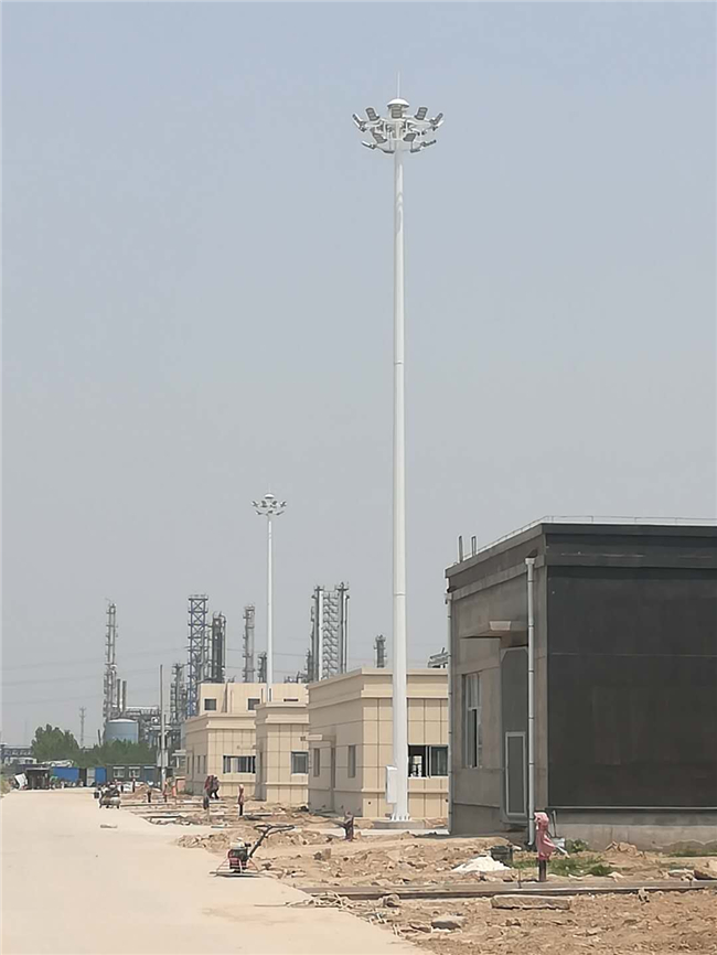 陽信化工防爆高桿燈案列